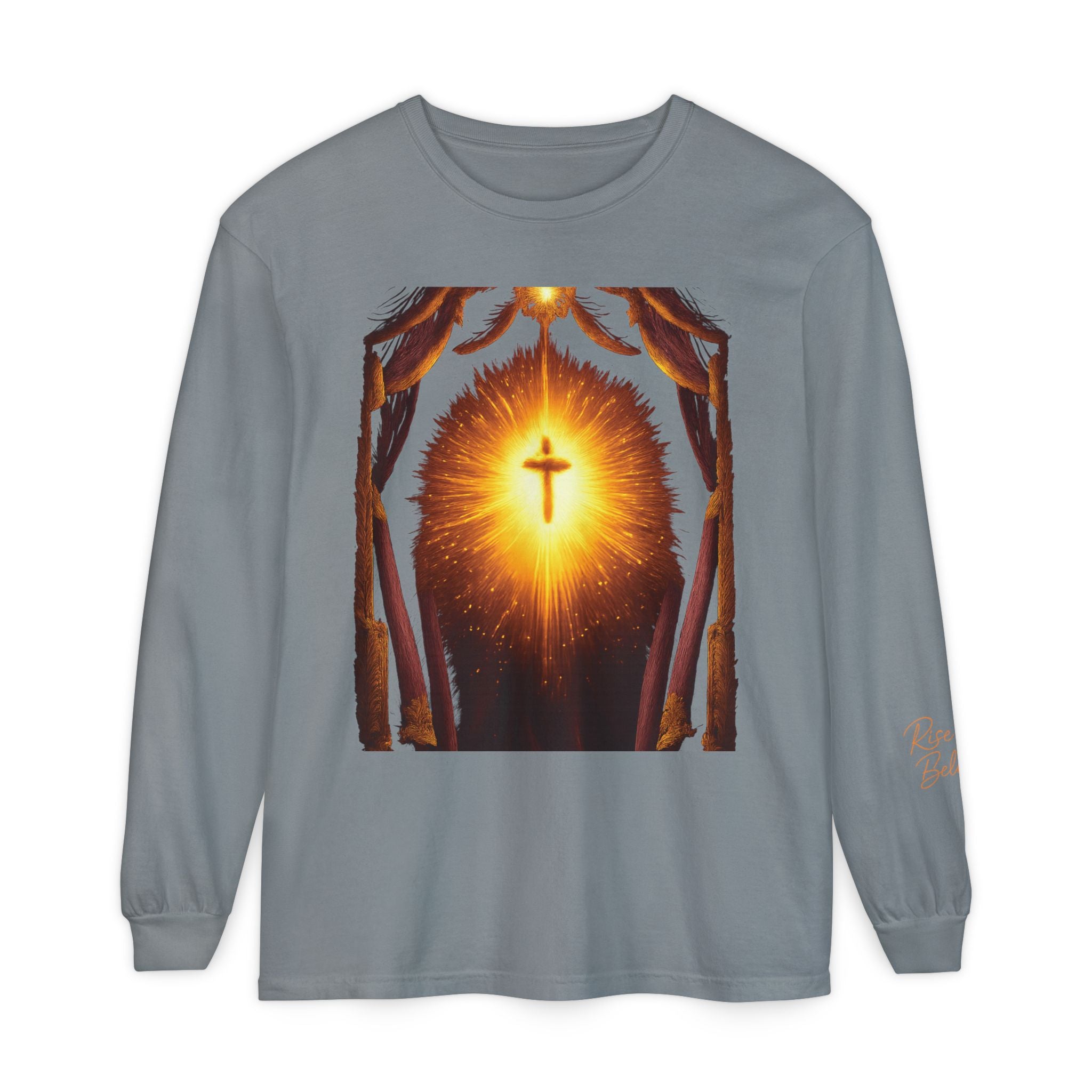Unisex Garment-dyed Long Sleeve T-Shirt