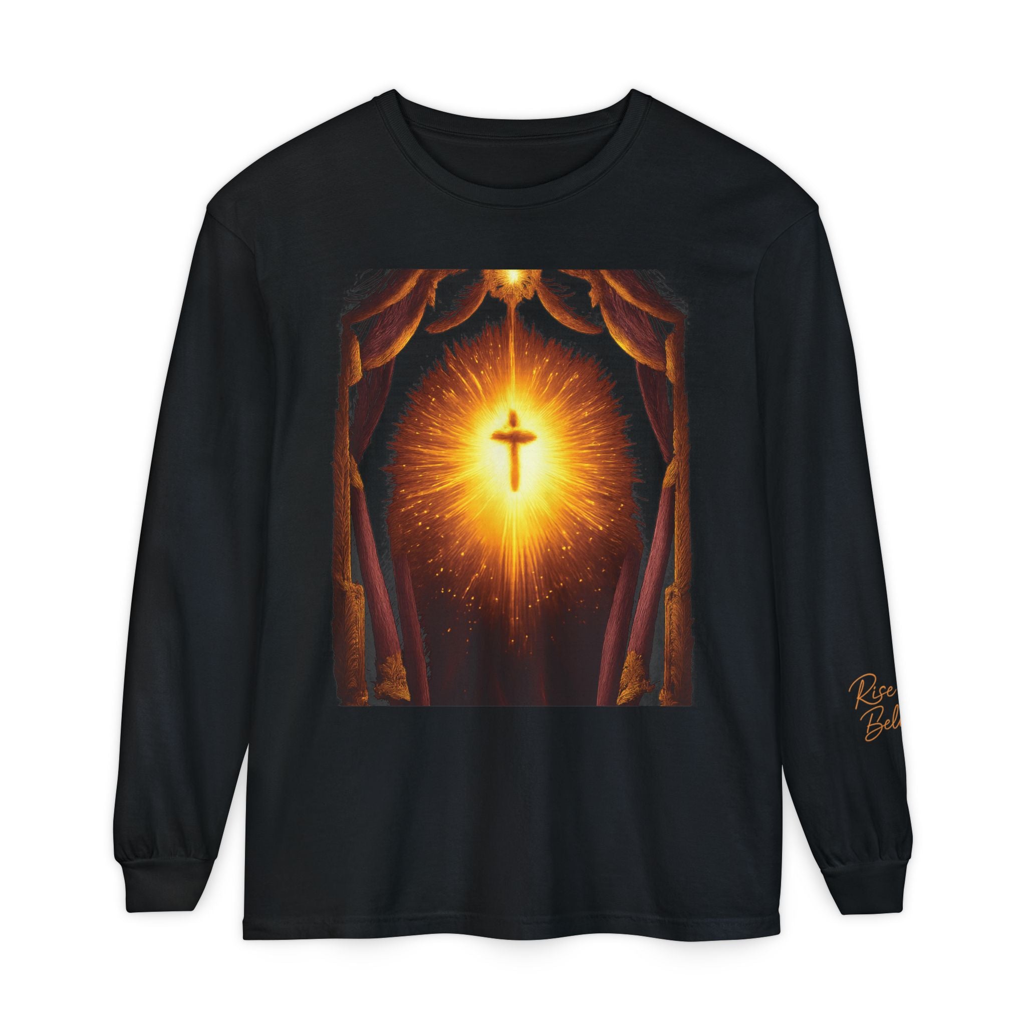 Unisex Garment-dyed Long Sleeve T-Shirt