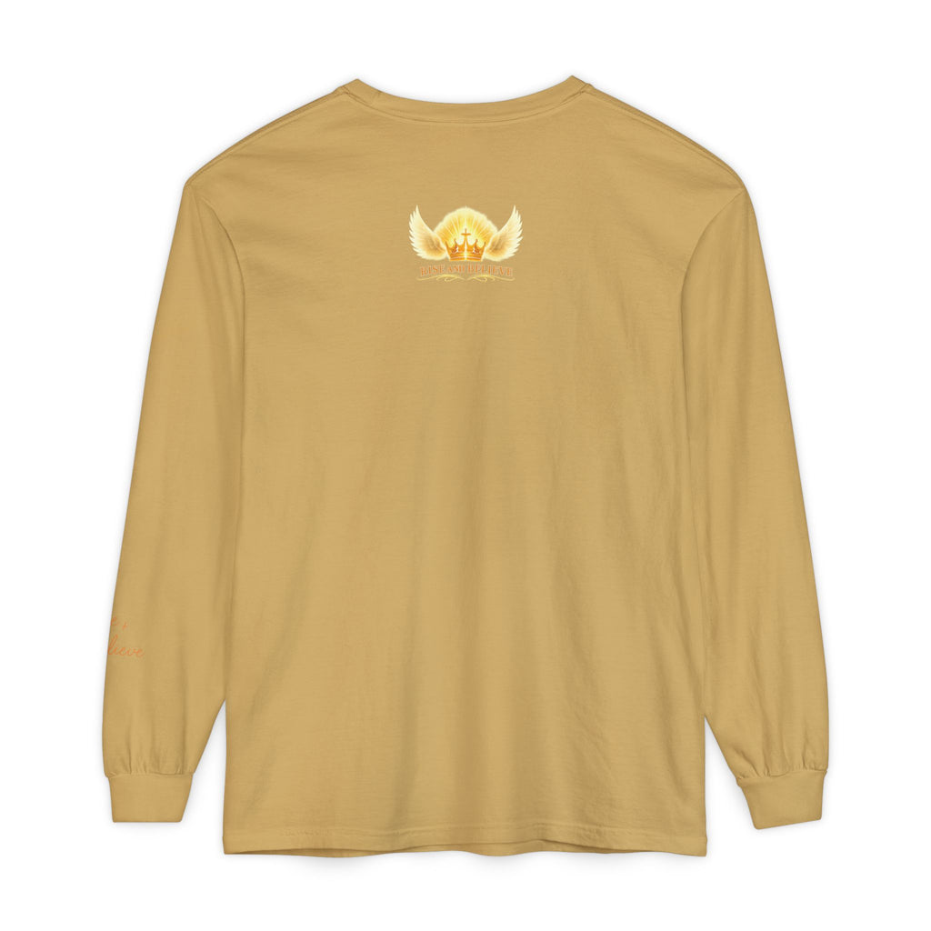 Unisex Garment-dyed Long Sleeve T-Shirt