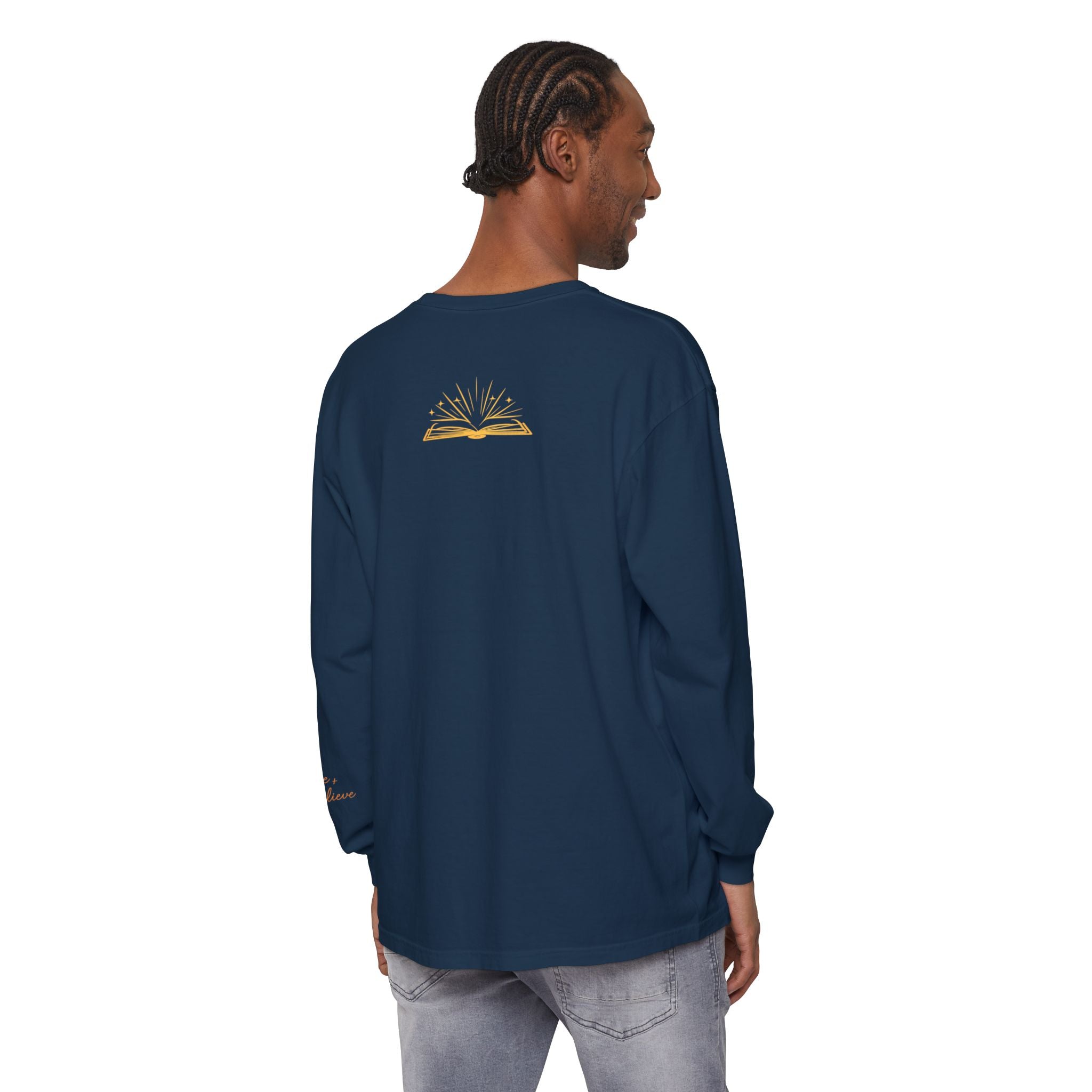 Unisex Garment-dyed Long Sleeve T-Shirt