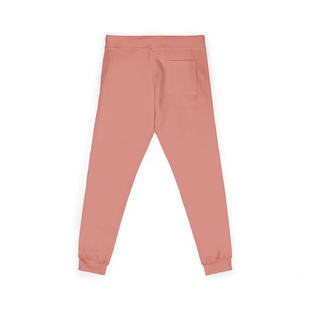 Embroidered Sunflower Fleece Sweatpants — Cozy White Joggers