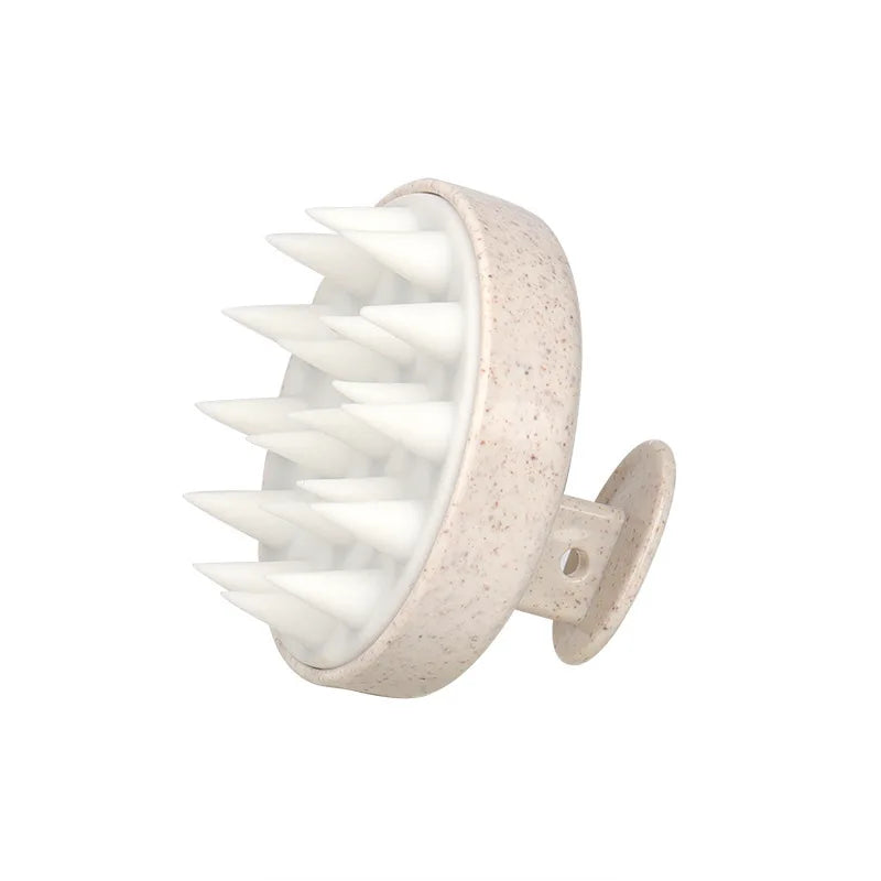 2-in-1 Silicone Scalp Massager & Shampoo Brush - Painless Hair Growth Stimulator for Shower, Gentle Head Spa Tool