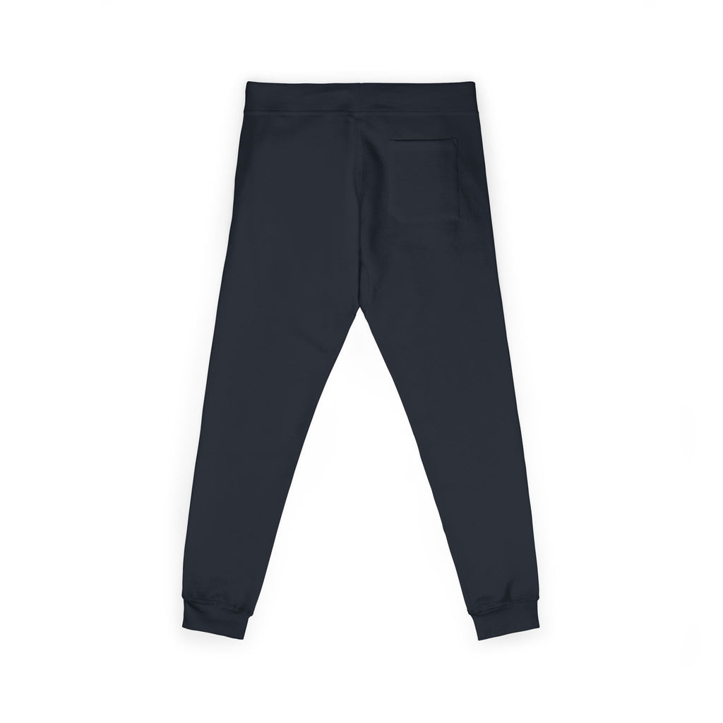 Embroidered Sunflower Fleece Sweatpants — Cozy White Joggers