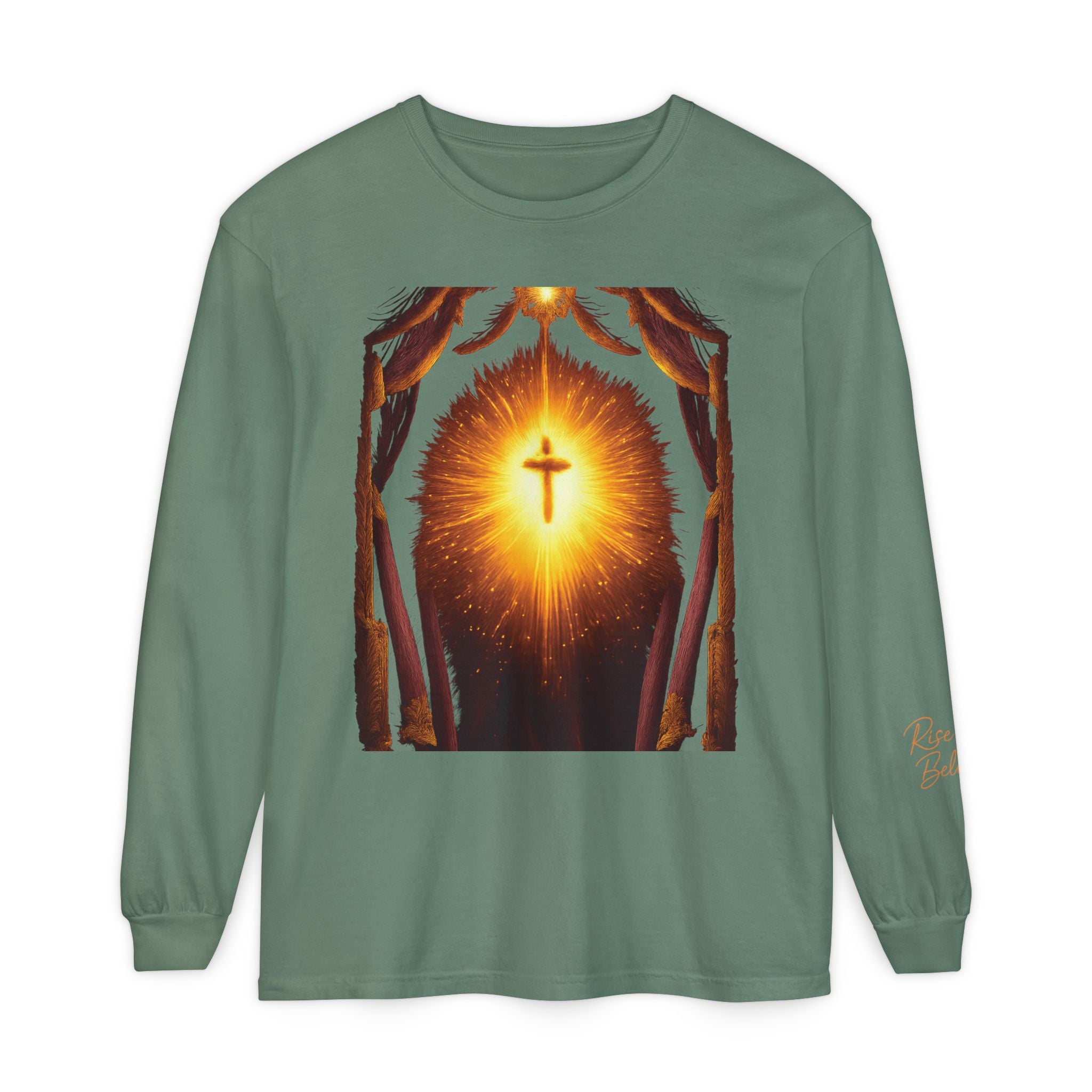 Unisex Garment-dyed Long Sleeve T-Shirt