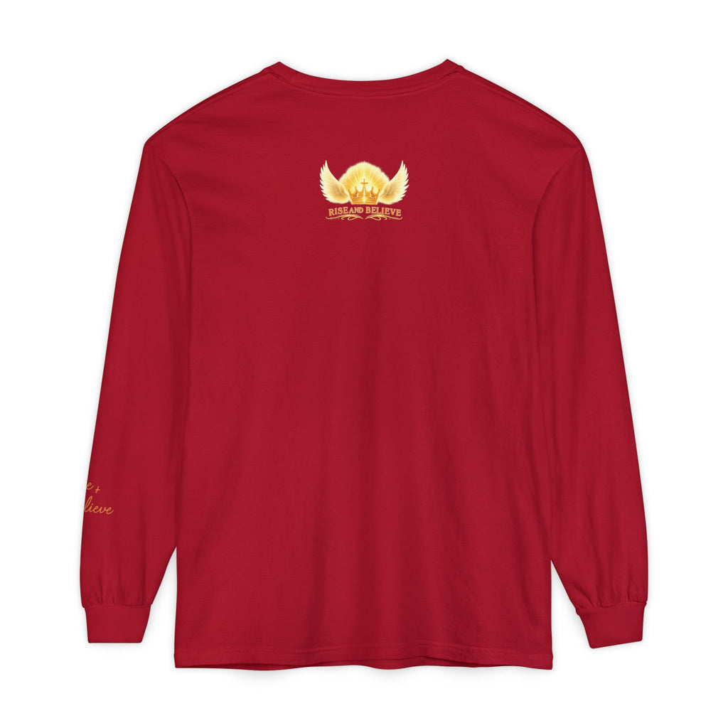 Unisex Garment-dyed Long Sleeve T-Shirt