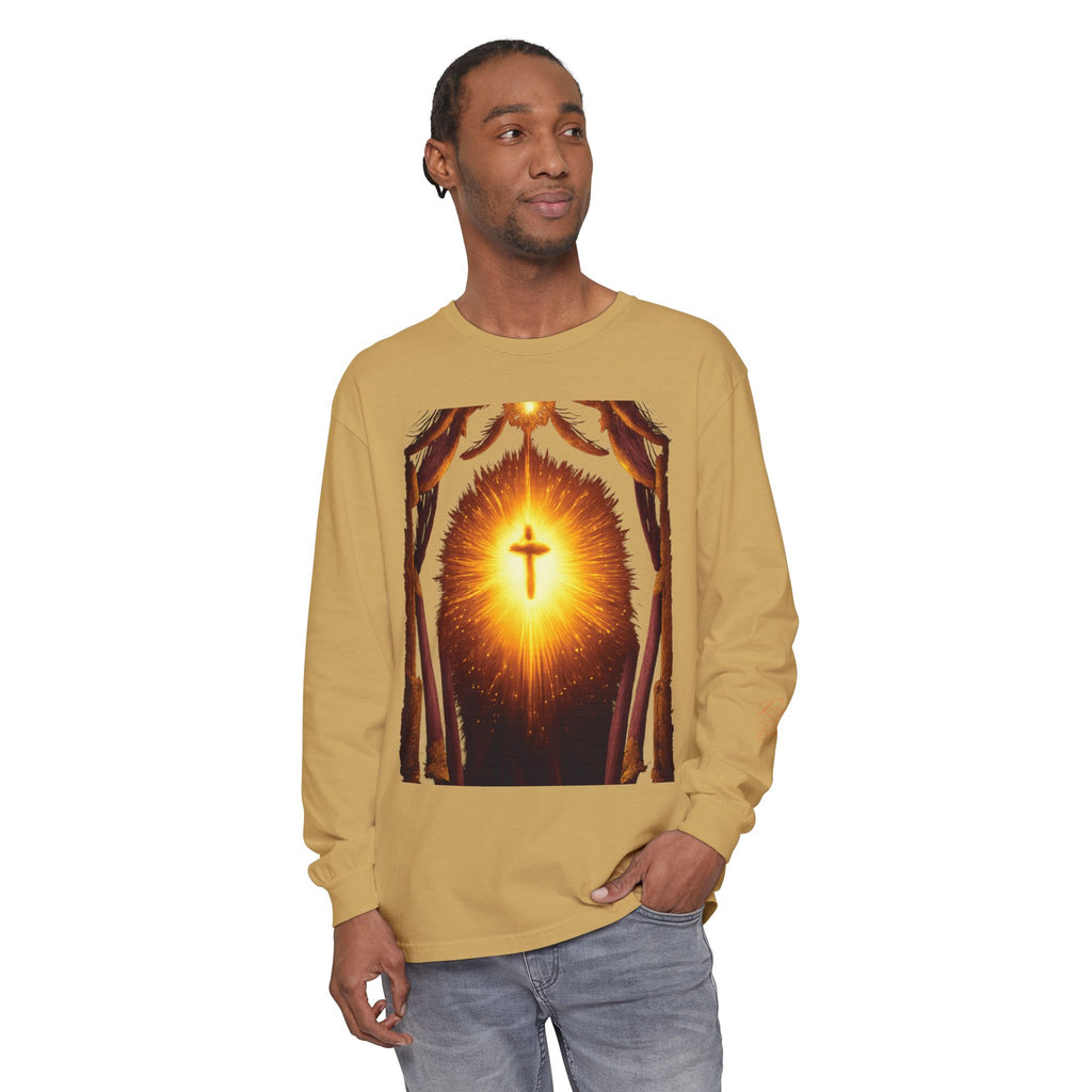 Unisex Garment-dyed Long Sleeve T-Shirt