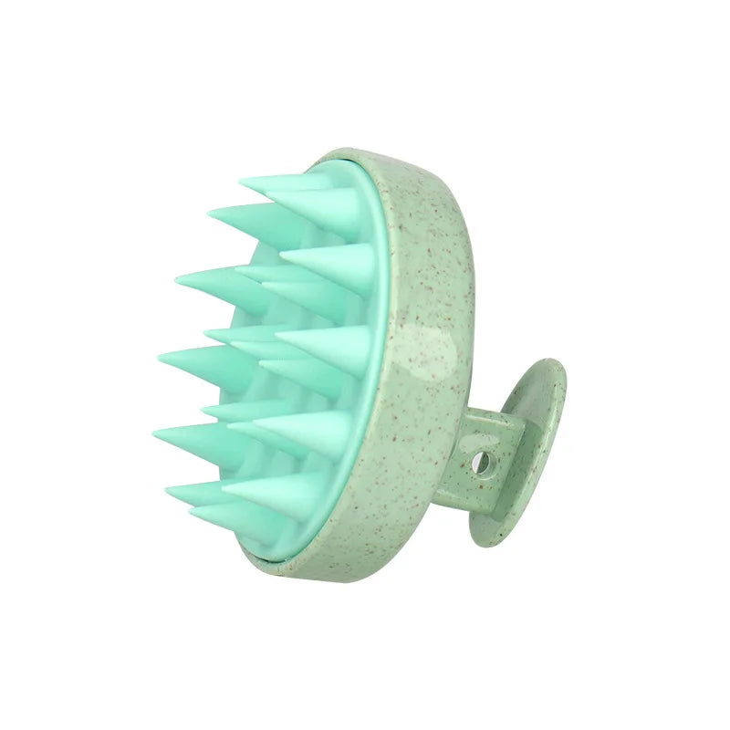 2-in-1 Silicone Scalp Massager & Shampoo Brush - Painless Hair Growth Stimulator for Shower, Gentle Head Spa Tool