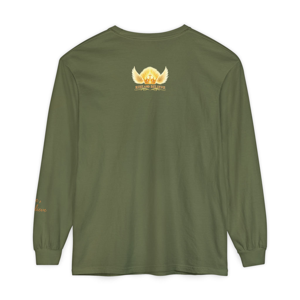 Unisex Garment-dyed Long Sleeve T-Shirt