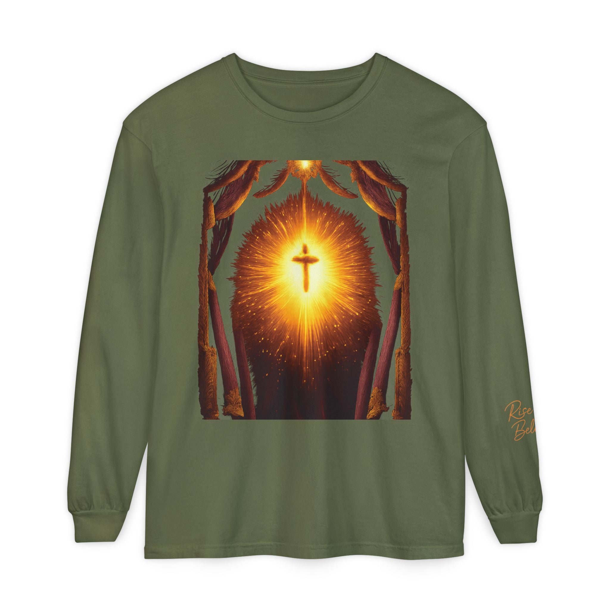Unisex Garment-dyed Long Sleeve T-Shirt