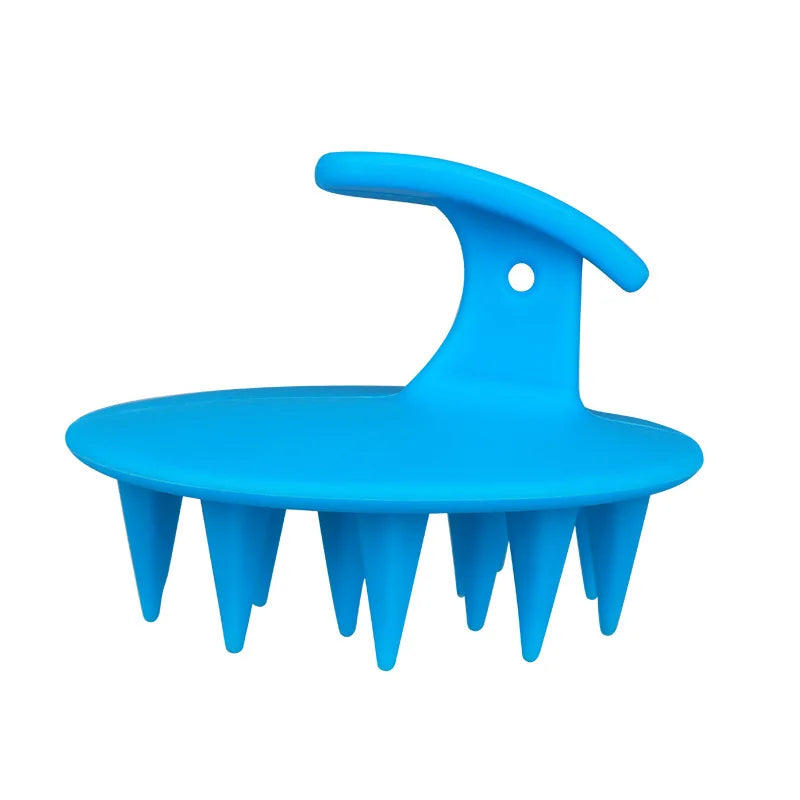 2-in-1 Silicone Scalp Massager & Shampoo Brush - Painless Hair Growth Stimulator for Shower, Gentle Head Spa Tool