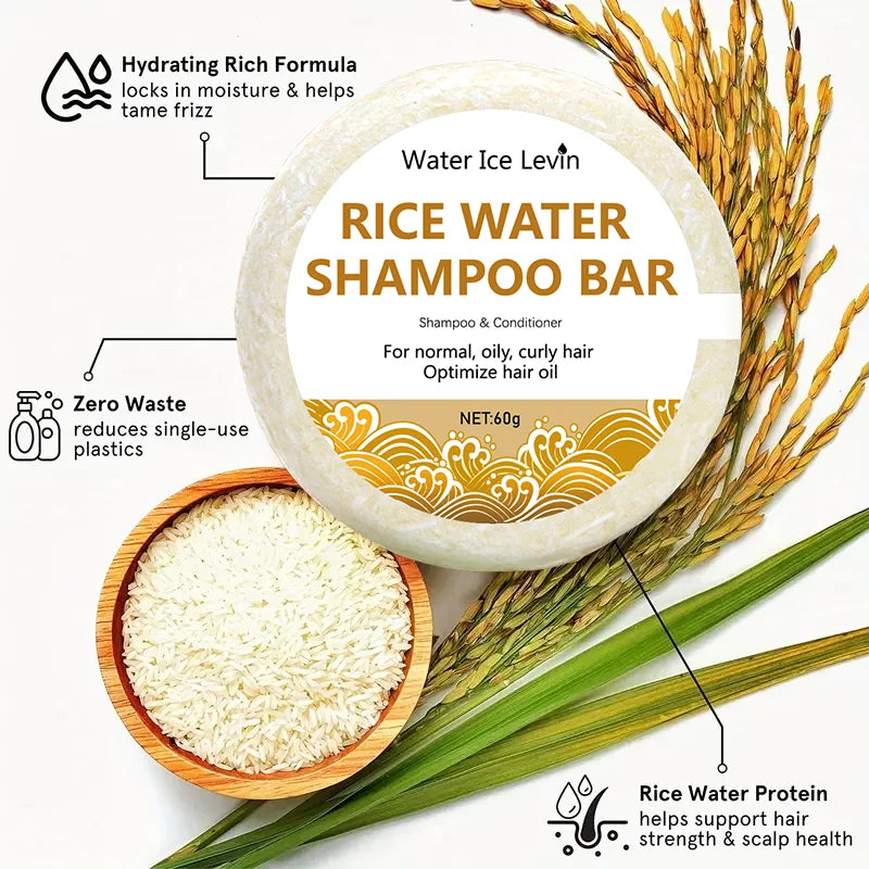 Hair Growth Rice Water Shampoo Bar