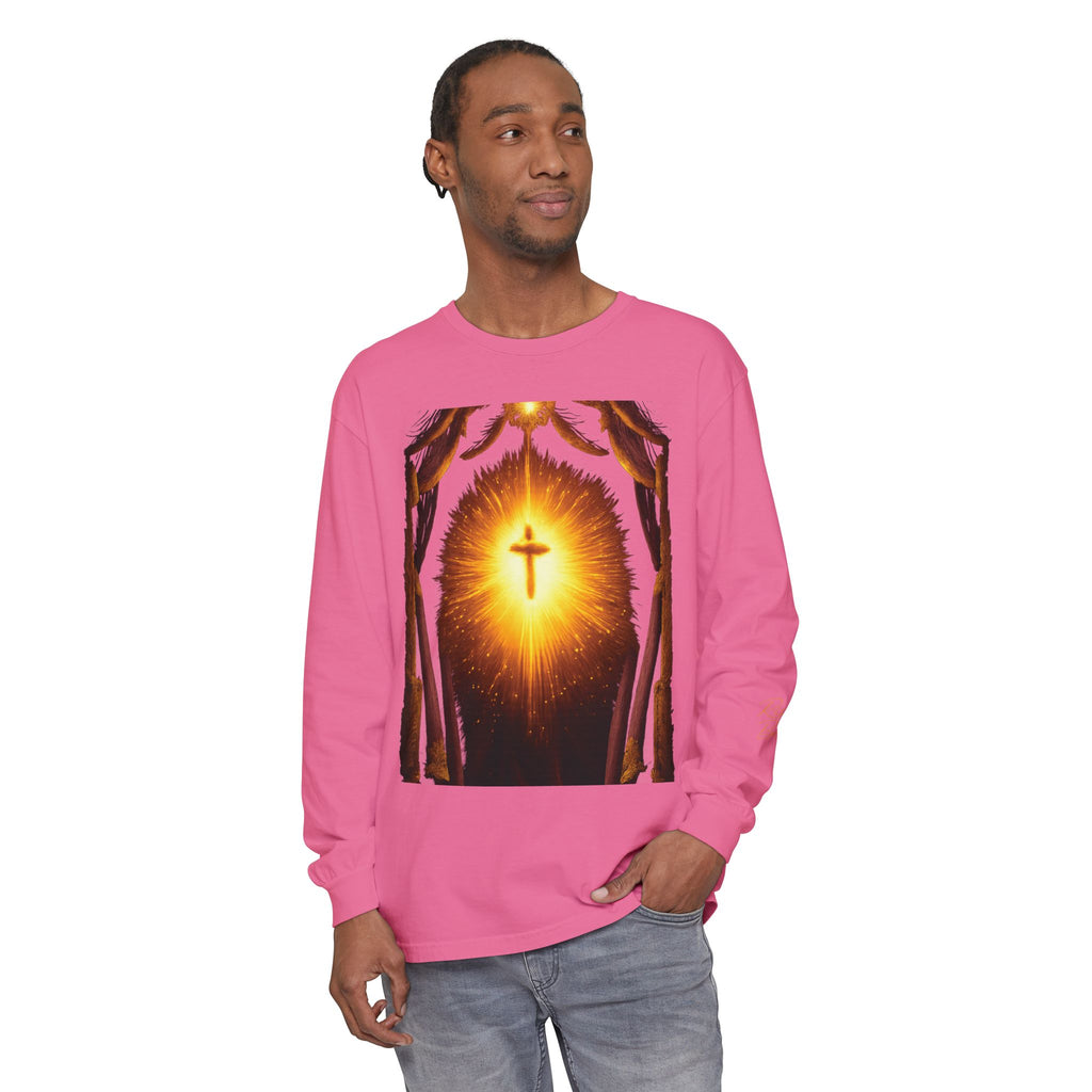 Unisex Garment-dyed Long Sleeve T-Shirt