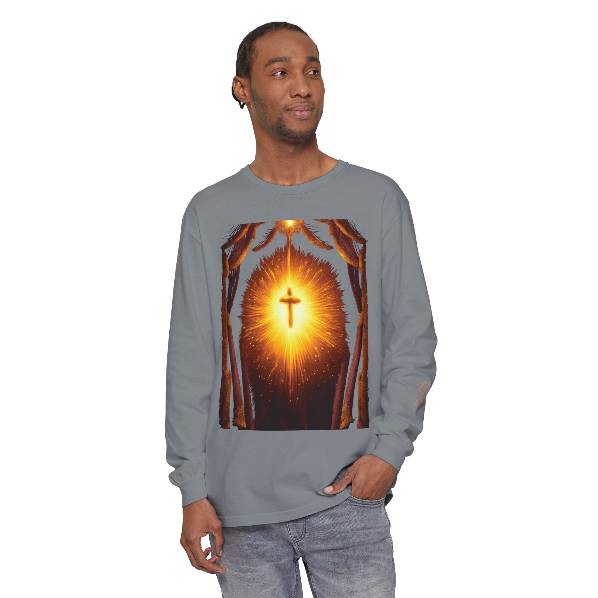 Unisex Garment-dyed Long Sleeve T-Shirt