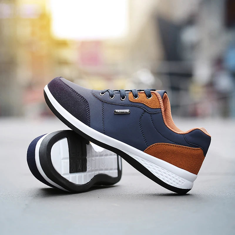 YRZL Men’s Leather Sneakers