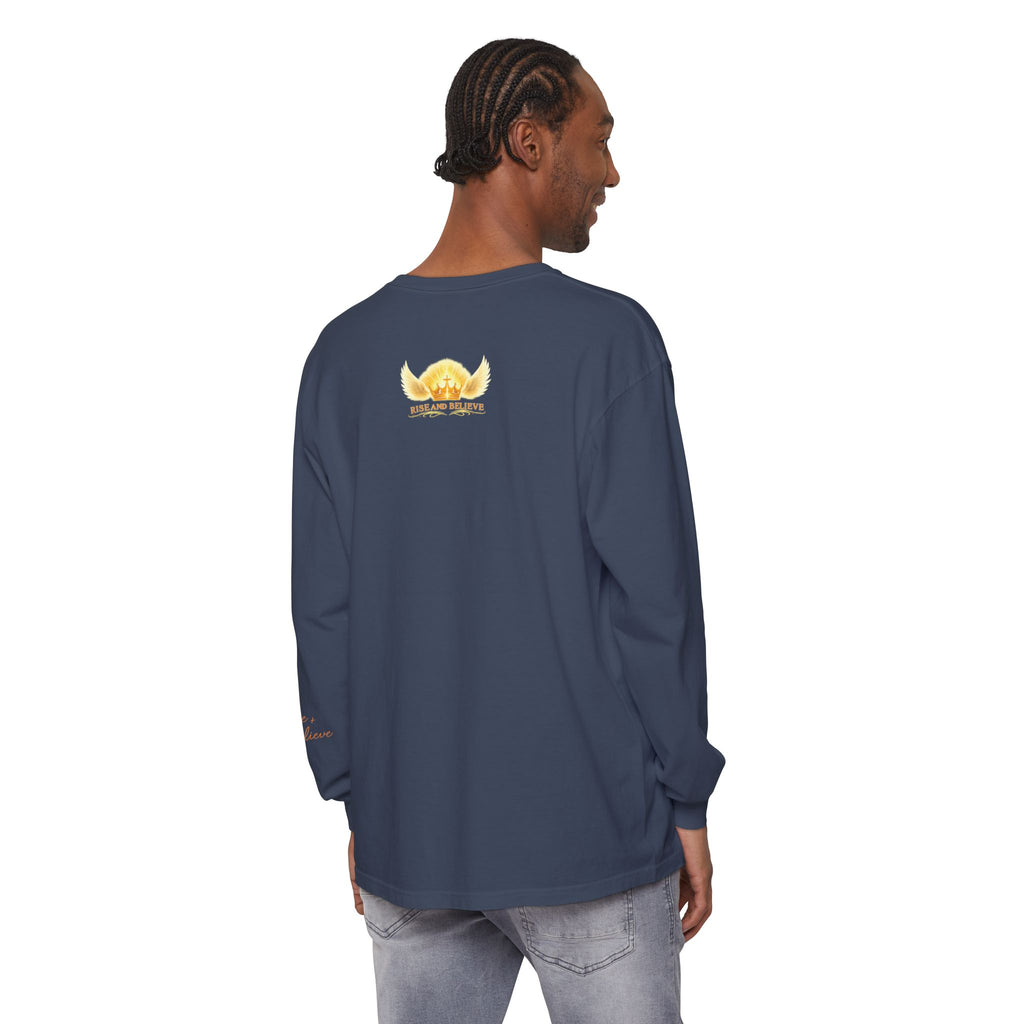 Unisex Garment-dyed Long Sleeve T-Shirt