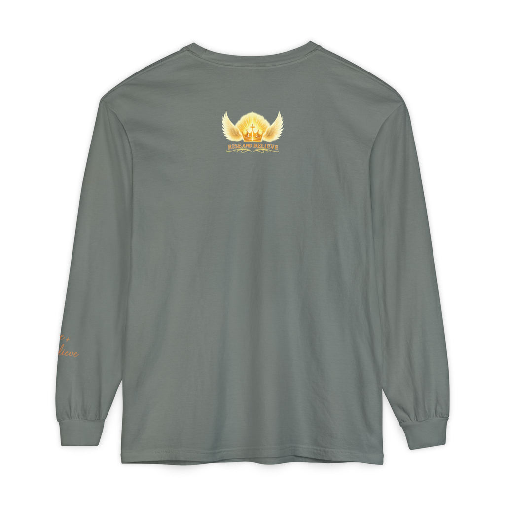 Unisex Garment-dyed Long Sleeve T-Shirt