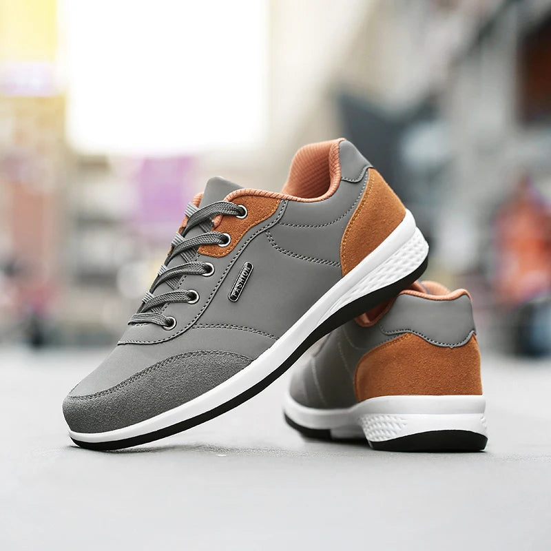 YRZL Men’s Leather Sneakers