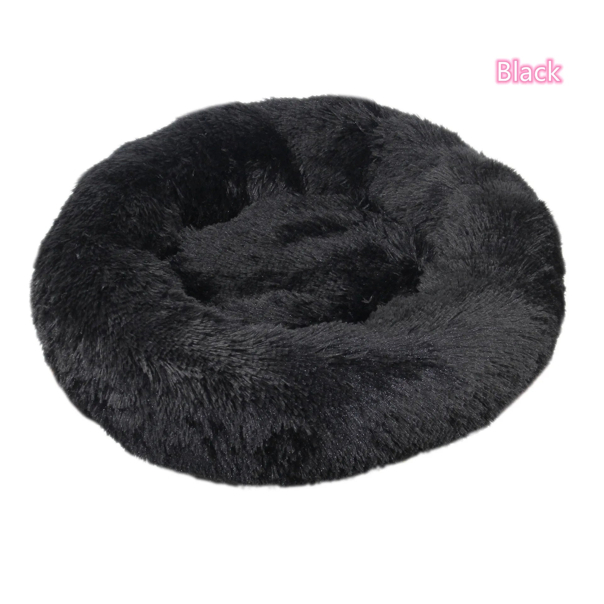 40-90cm 6 Sizes Round Pet Bed for Large Dog Bed Super Soft Cat Bed Plush Dog House for Medium Dog House Winter Warm Sleeping