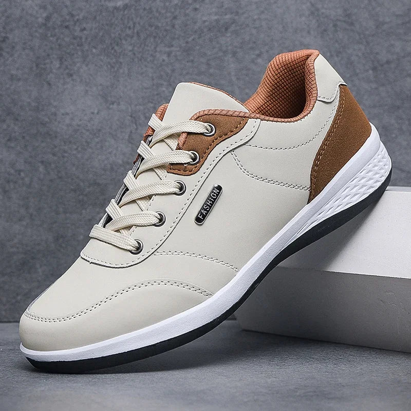 YRZL Men’s Leather Sneakers