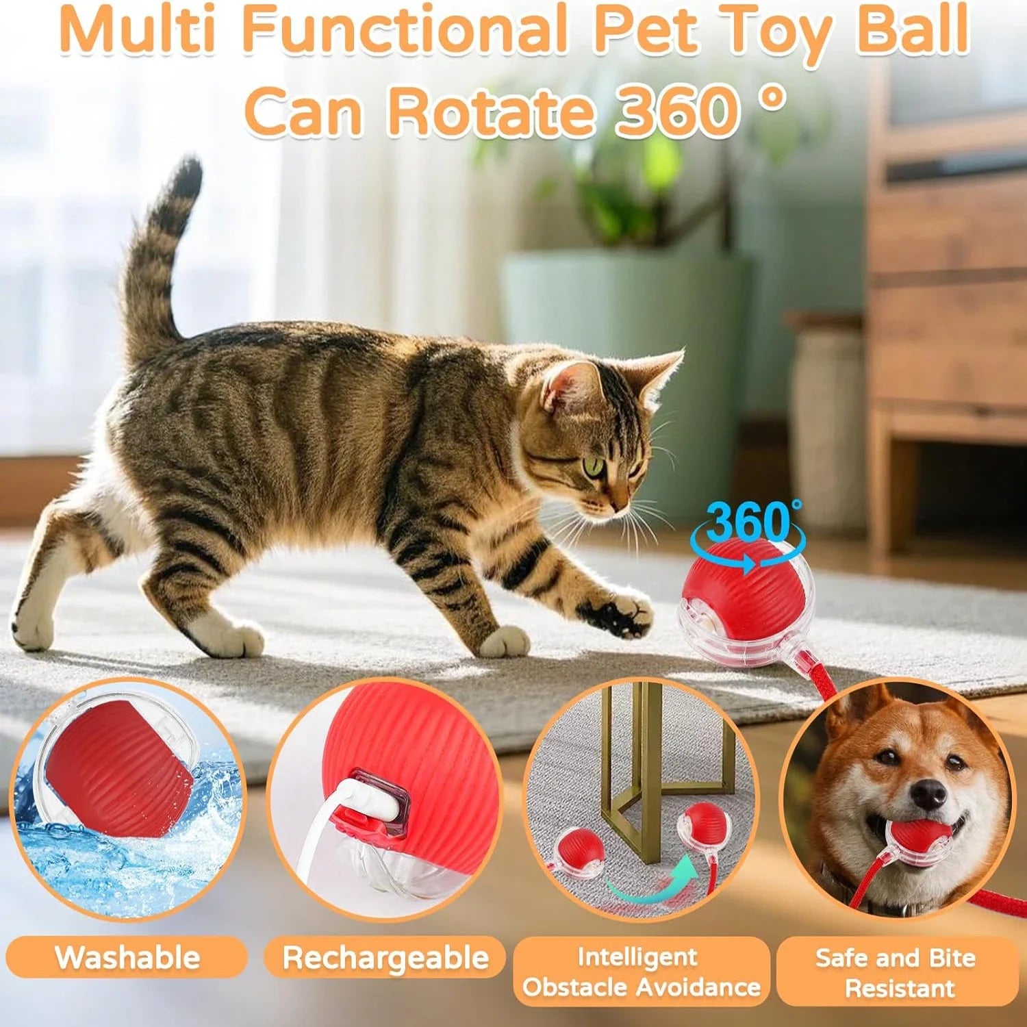 Rechargeable Smart Pet Toy