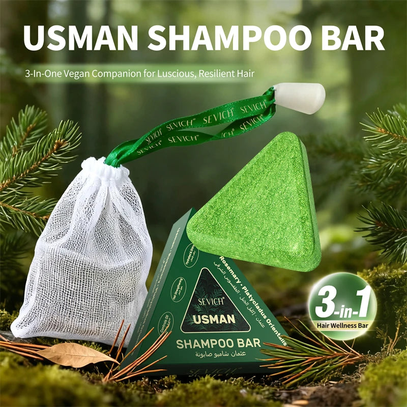 Herbal Hair Growth Shampoo Bar – Stronger Roots, Healthier Hair (120g)