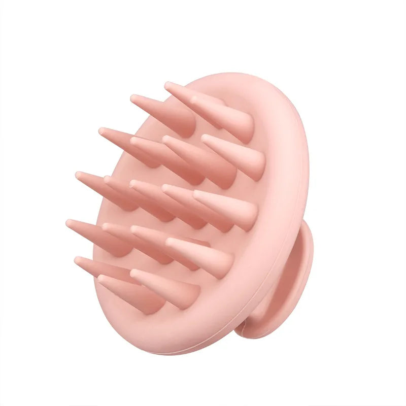 2-in-1 Silicone Scalp Massager & Shampoo Brush - Painless Hair Growth Stimulator for Shower, Gentle Head Spa Tool