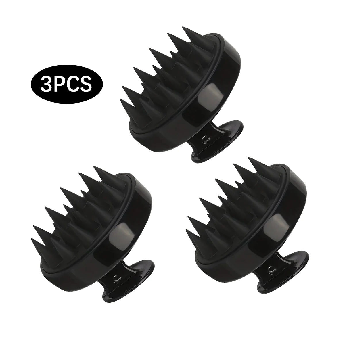 2-in-1 Silicone Scalp Massager & Shampoo Brush - Painless Hair Growth Stimulator for Shower, Gentle Head Spa Tool