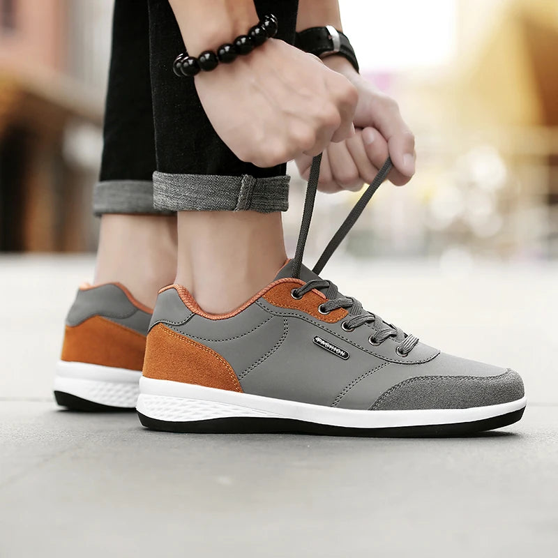 YRZL Men’s Leather Sneakers