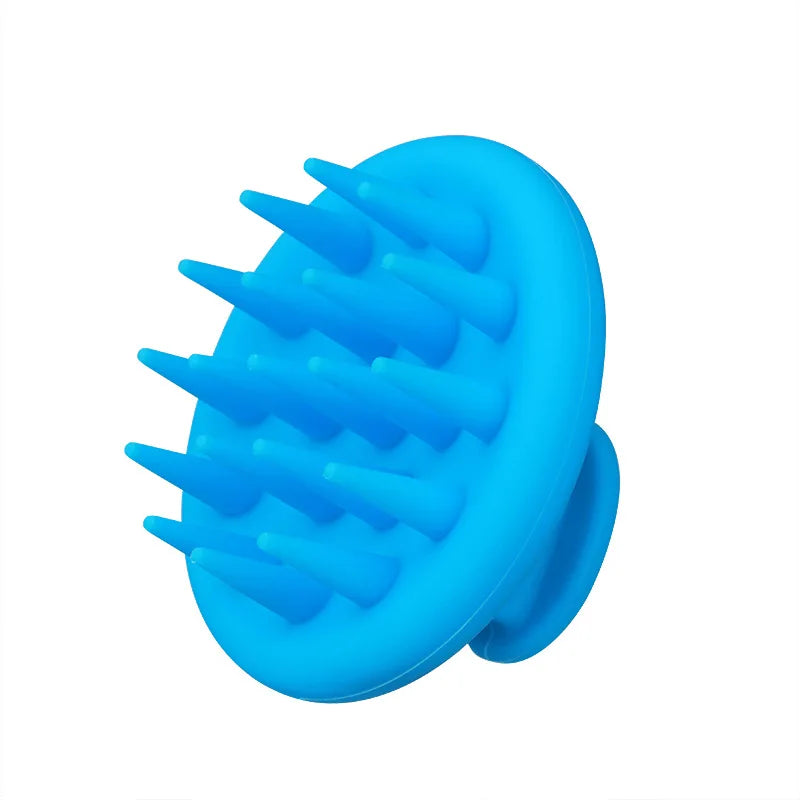 2-in-1 Silicone Scalp Massager & Shampoo Brush - Painless Hair Growth Stimulator for Shower, Gentle Head Spa Tool