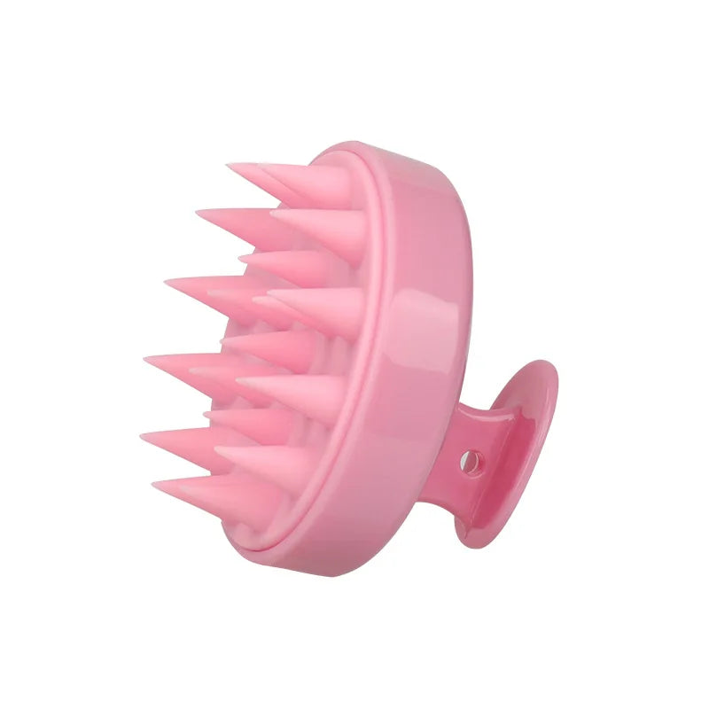 2-in-1 Silicone Scalp Massager & Shampoo Brush - Painless Hair Growth Stimulator for Shower, Gentle Head Spa Tool