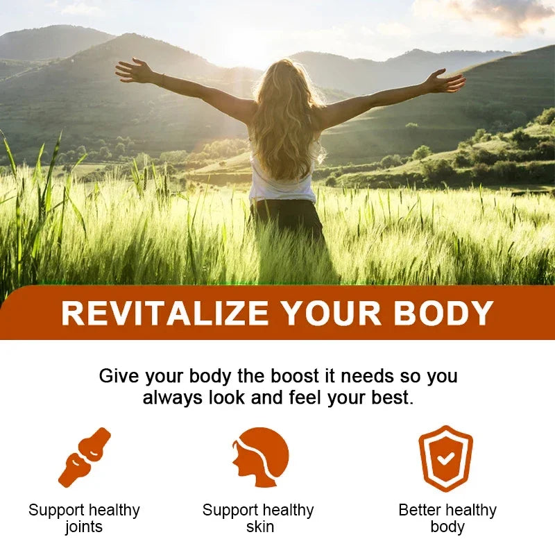 Hydrolyzed Collagen Capsules - Hair, Skin, and Nail Support Supplement, Promotes Joint and Bone Health, Types I and III Collagen