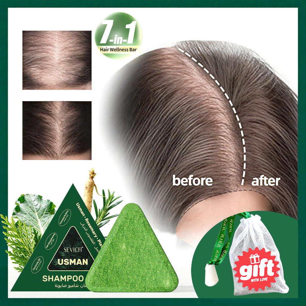 Herbal Hair Growth Shampoo Bar – Stronger Roots, Healthier Hair (120g)
