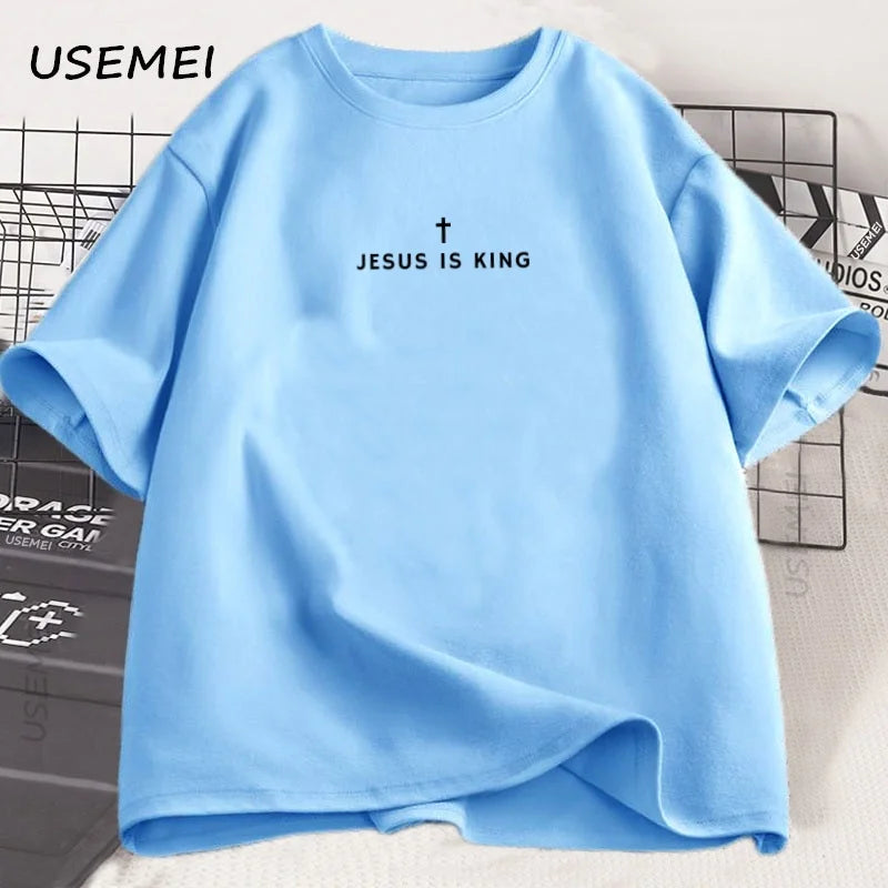 Jesus Is King Christian Tee